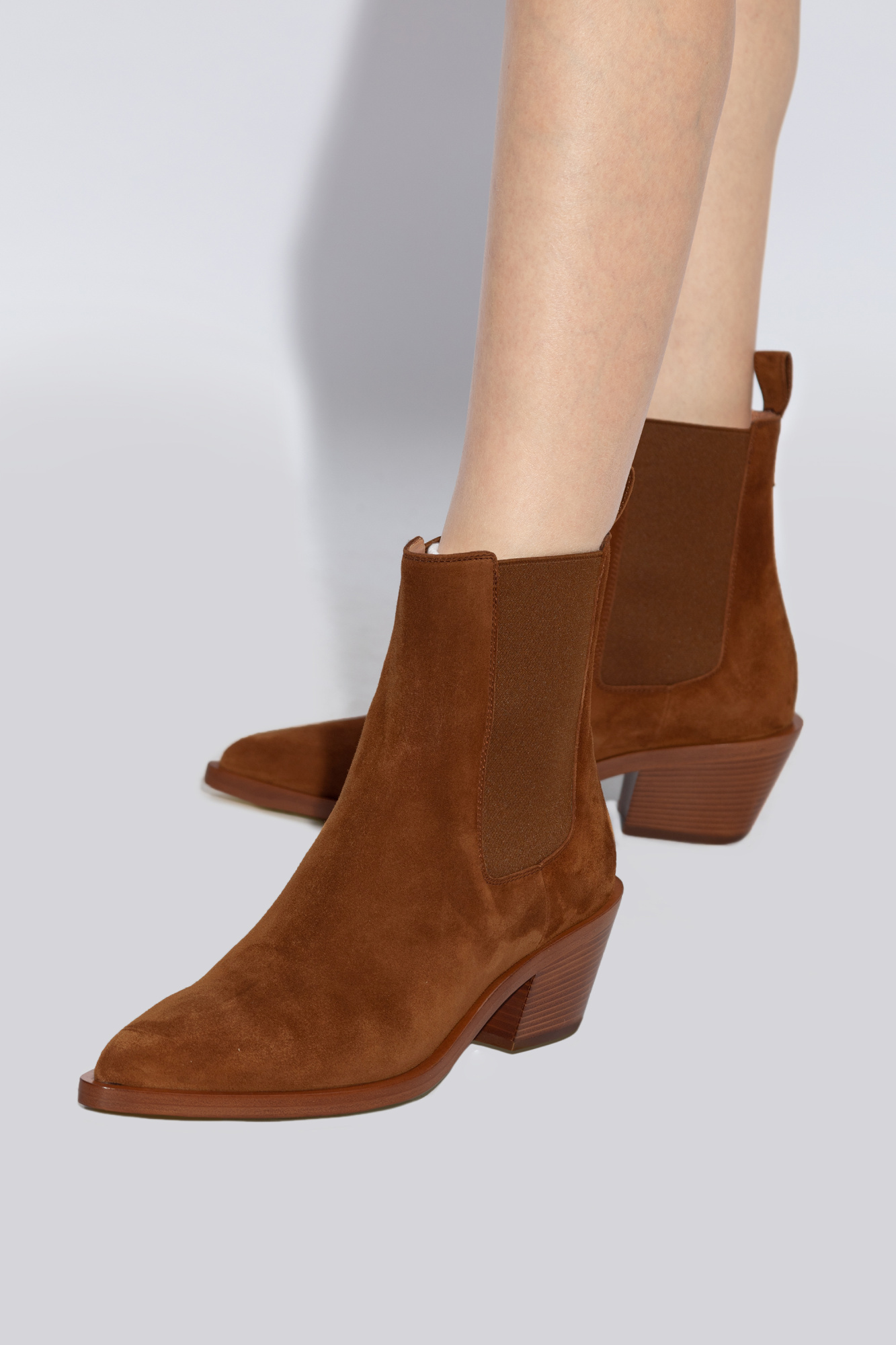 Brown Ankle Boots Wylie Gianvito Rossi Vitkac Canada